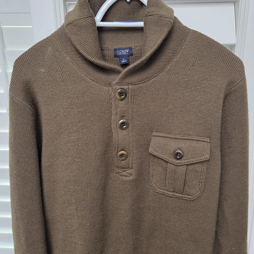J. Crew Men's Turtleneck Sweater in‎ Olive